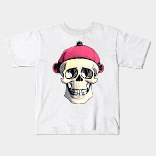 skull funny monkey Kids T-Shirt